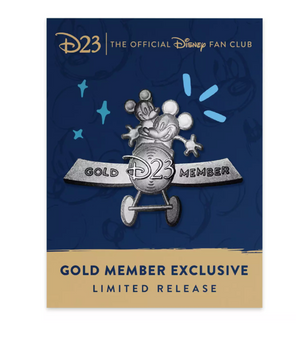 Disney D23 Gold Member Exclusive Mickey Plane Crazy Limited Pin New with Card