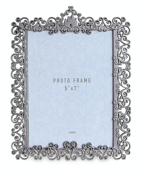 Disney Parks Fantasyland Castle Metal Wedding Photo Frame 5 x 7 New