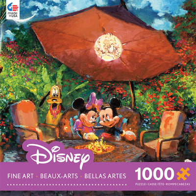 Disney Ceaco Mickey & Minnie Fine Art Coleman's Paradise 1000 Pcs Puzzle New Box