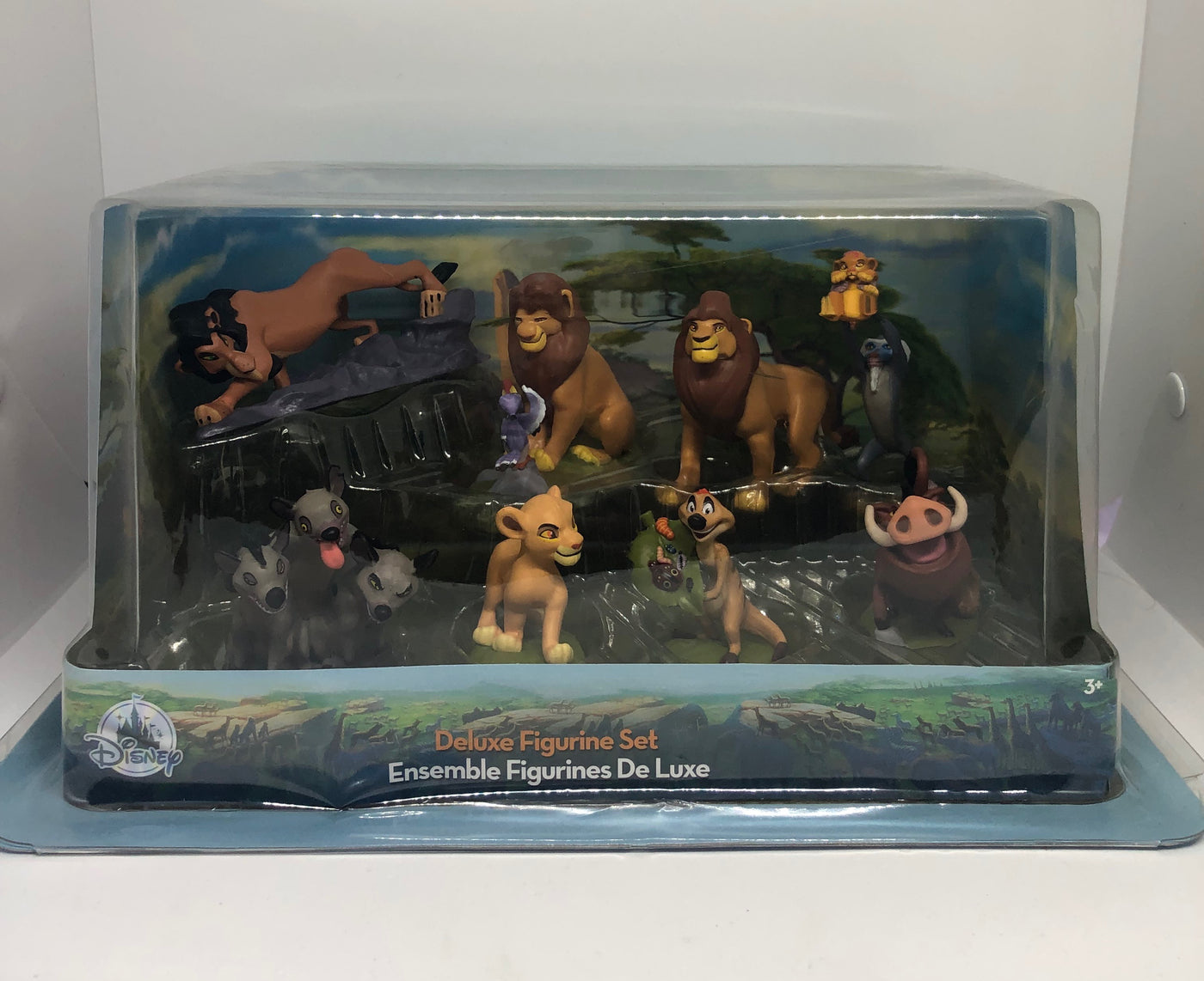 Disney Store The Lion King Deluxe Playset Cake Topper 9 Pcs New with Box