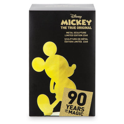 Disney Mickey The True Original Gold Collection Metal Sculpture New with Box