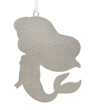Hallmark Disney The Little Mermaid Ariel Metal Christmas Ornament New with Card