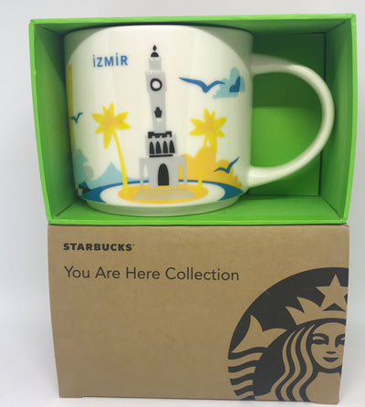 Starbucks You Are Here Collection Turkey Izmir Ceramic Coffee Mug New With Box