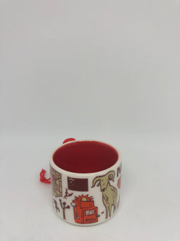 Starbucks Coffee Been There Nevada Ceramic Ornament Espresso Mug New Box