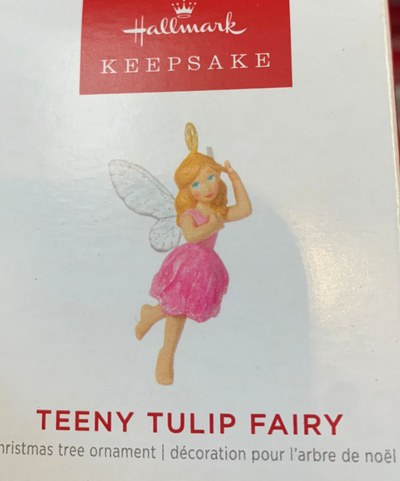 Hallmark 2022 Mini Teeny Tulip Fairy Christmas Ornament New With Box