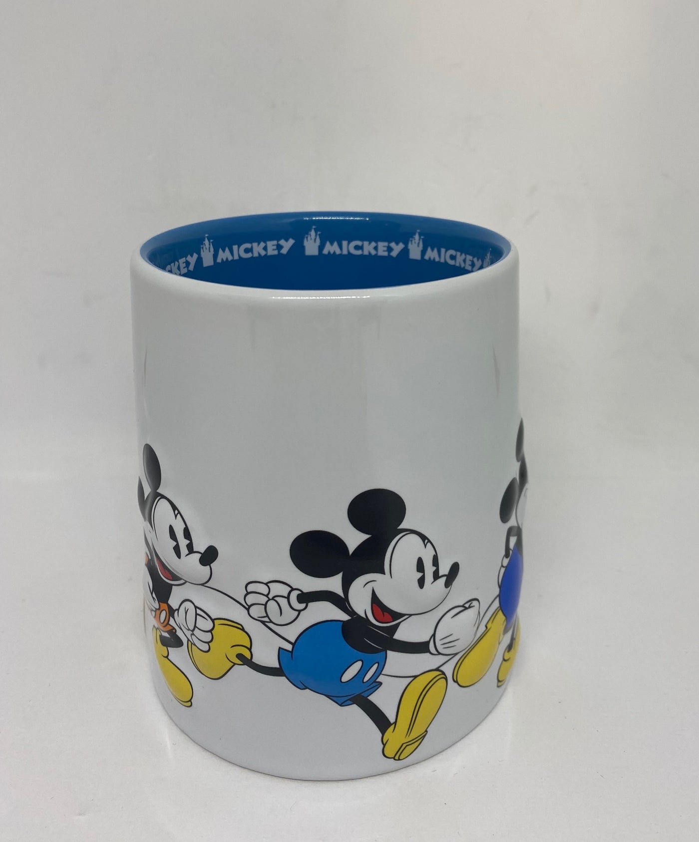 Disney Parks Mickey Mouse Relief Ceramic Coffee Mug New
