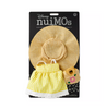 Disney NuiMOs Outfit Yellow Gingham Dress with Sunhat and Straw Bag New Card