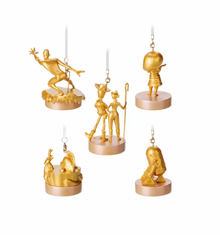 Disney Walt Disney World 50th Fab 50 Hollywood Christmas Ornament Set New Box