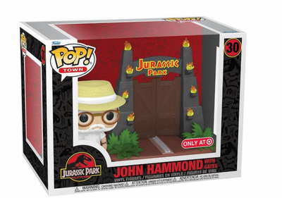 Funko POP! Moments: Jurassic Park John Hammond with Gates Exclusive New With Box