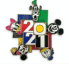 Disney Parks 2021 Mickey and Friends Spinner Pin New with Card