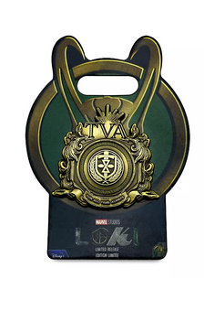 Disney Parks Marvel Loki Time Variance Authority Logo Limited Pin New with Card
