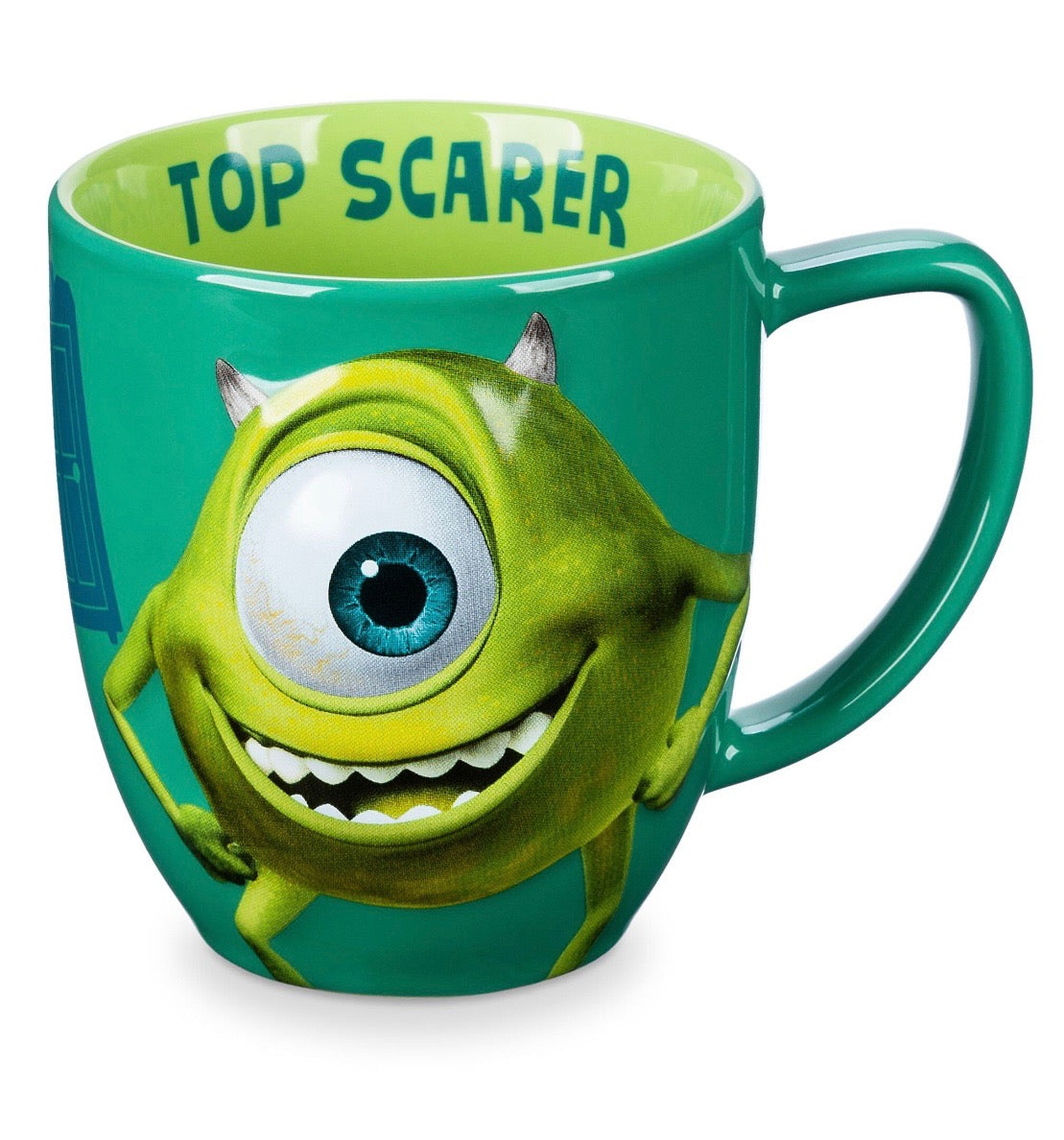 Disney Monsters Mike Wazowski Portrait Top Scarer Coffee Mug Tea Cup New