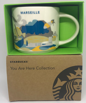 Starbucks You Are Here Collection Marseille Ceramic Coffee Mug New With Box