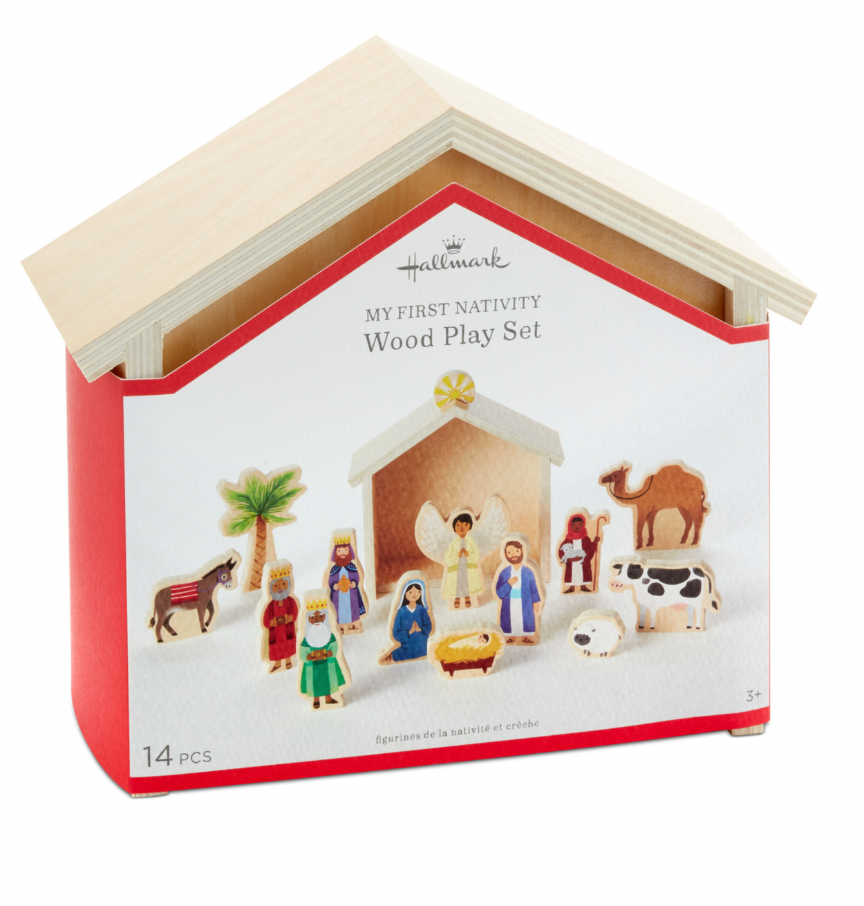 Hallmark Holiday Christmas My First Nativity Wood Play Set New with Box