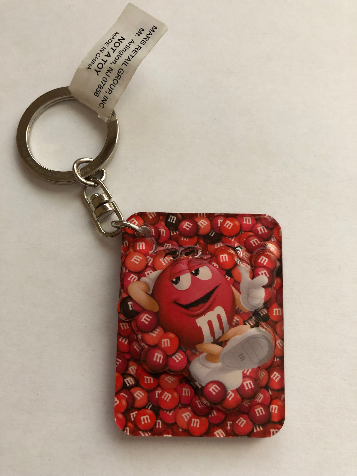 M&M's World Red Characters Keychain New with Tag