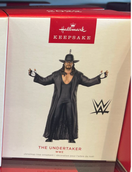 Hallmark 2022 WWE Undertaker Christmas Ornament New With Box