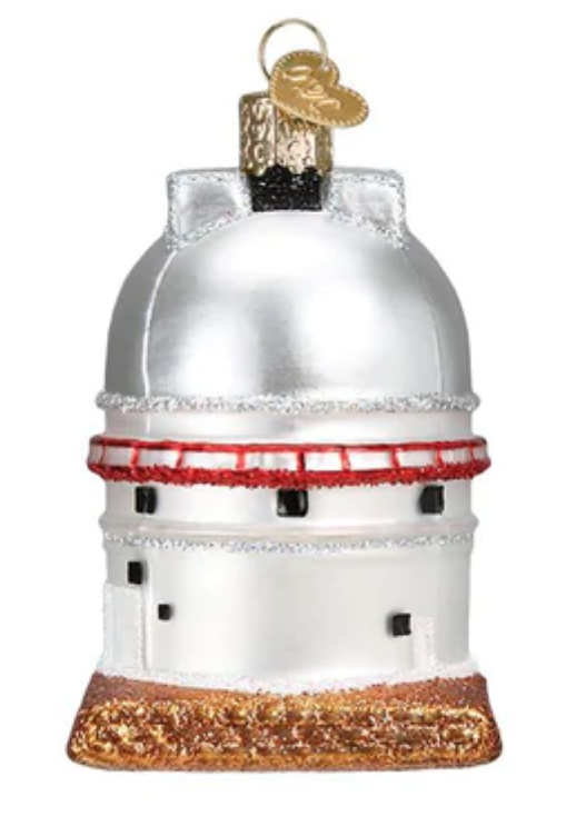 Old World Christmas Observatory Glass Christmas Ornament New with Box