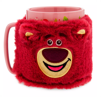 Disney Toy Story 3 Pixar Fuzzy Fun Lotso Mug with Plush Wrap New