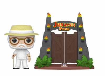 Funko POP! Moments: Jurassic Park John Hammond with Gates Exclusive New With Box