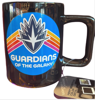 Disney Parks Guardians of Galaxy Black Heat Sensitive Coffee Mug New with Tag