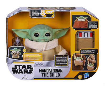 Disney Star Wars The Mandalorian The Child Animatronic Toy with Carrier New