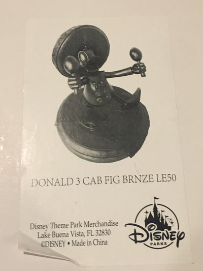 Disney D23 Expo 2019 75th Three Caballeros Donald Bronze LE 50 Figurine New Box