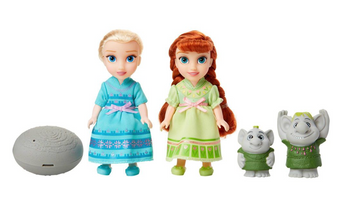 Disney Frozen 2 Anna Elsa Petite Surprise Trolls Gift Set Toy New With Box