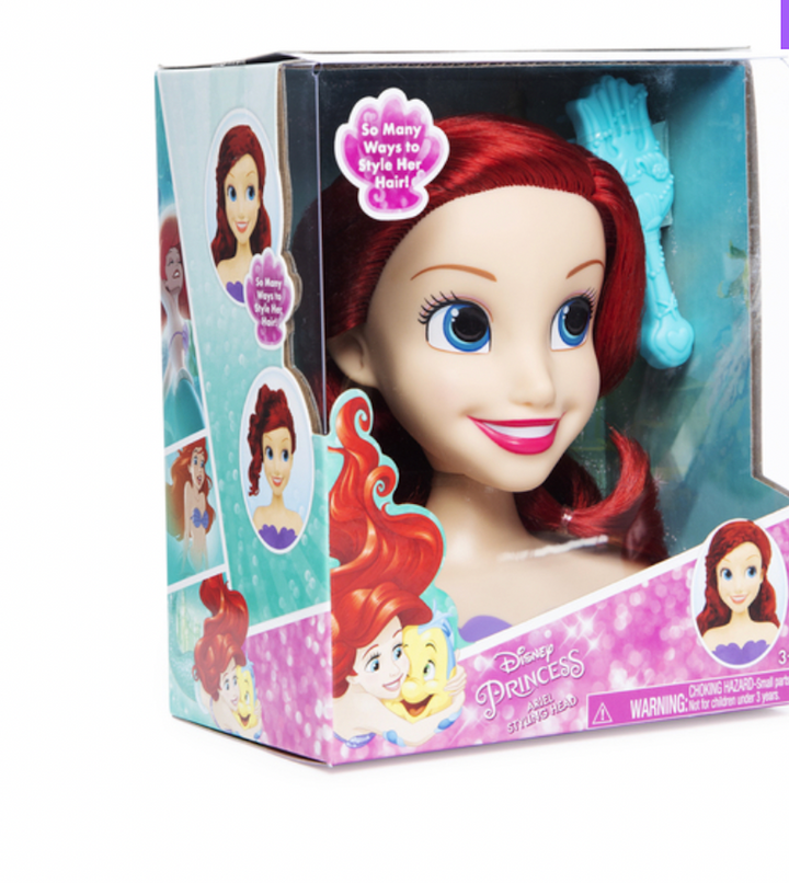 Disney Princess Ariel Mini Styling Head Toy with Brush New with