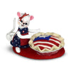 Annalee Dolls 2022 4th of July Patriotic 5in American Pie Mouse Plush New w Tag