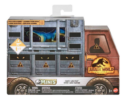 Jurassic World Dominion Minis Chaotic Cargo Dinosaur Figure Set New With Box