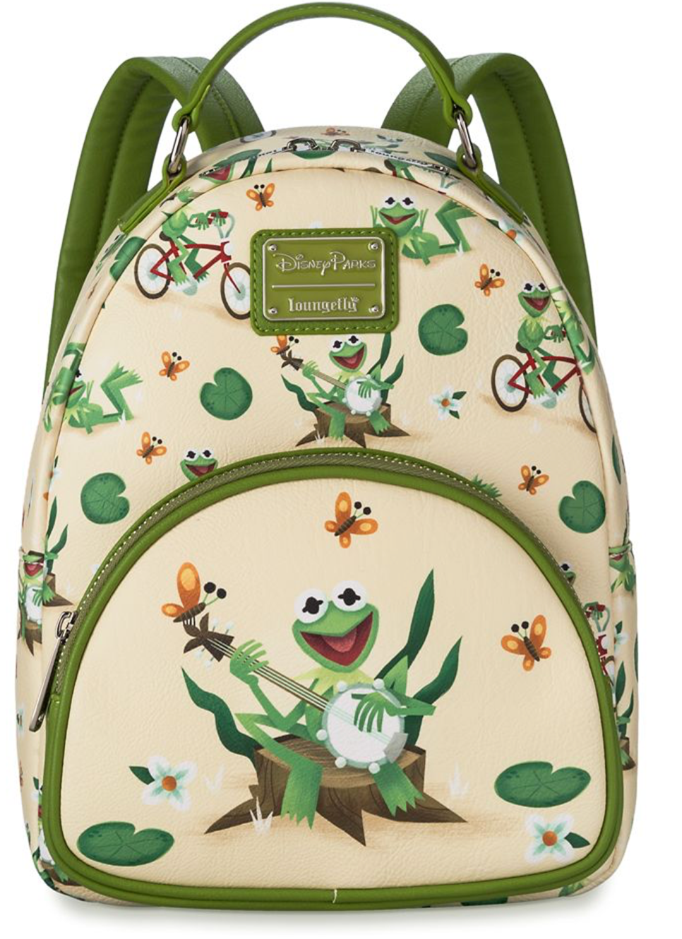 Disney Parks Kermit Loungefly Mini Backpack – The Muppets New With Tag