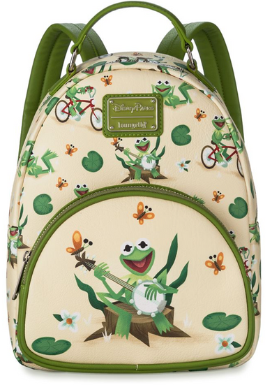 Disney Parks Kermit Loungefly Mini Backpack – The Muppets New With Tag