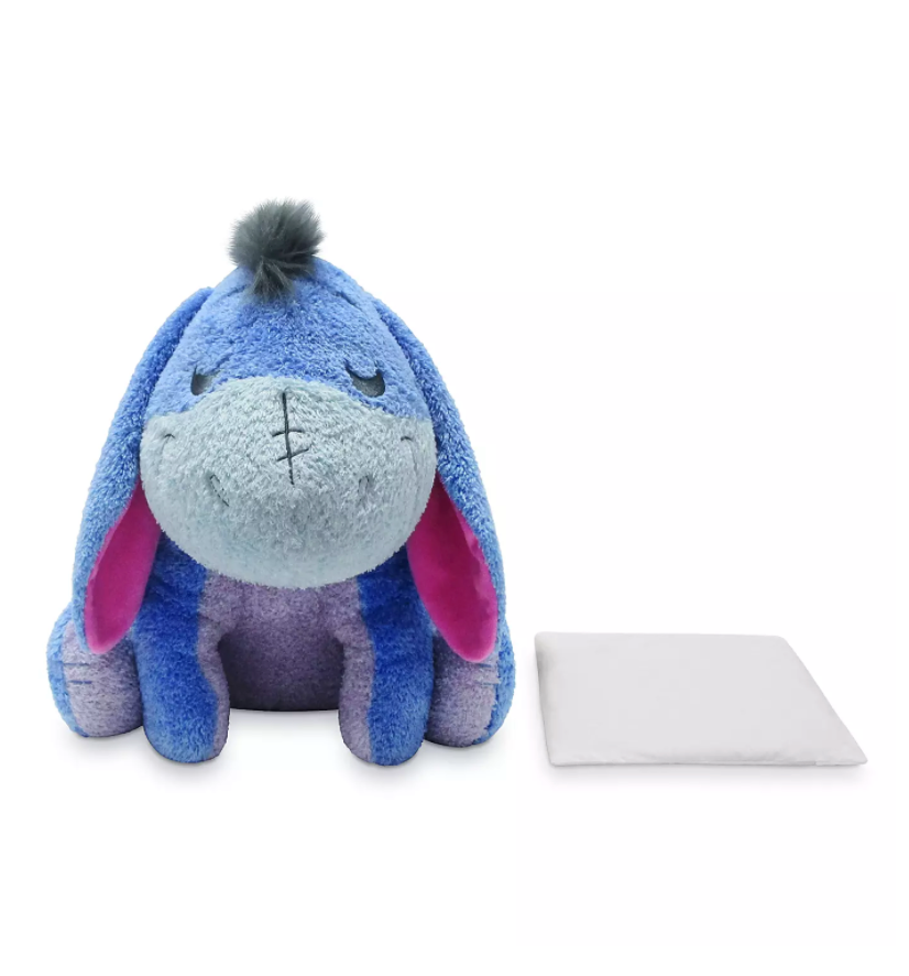 Disney Parks Eeyore Weighted Plush with Removable Pouch New with Tag