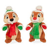 Disney Parks 7inc Chip 'n Dale Holiday Small Plush New with Tags