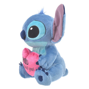 Disney Store Stitch Plush I'm Wild About You! Lilo & Stitch Heartful time New