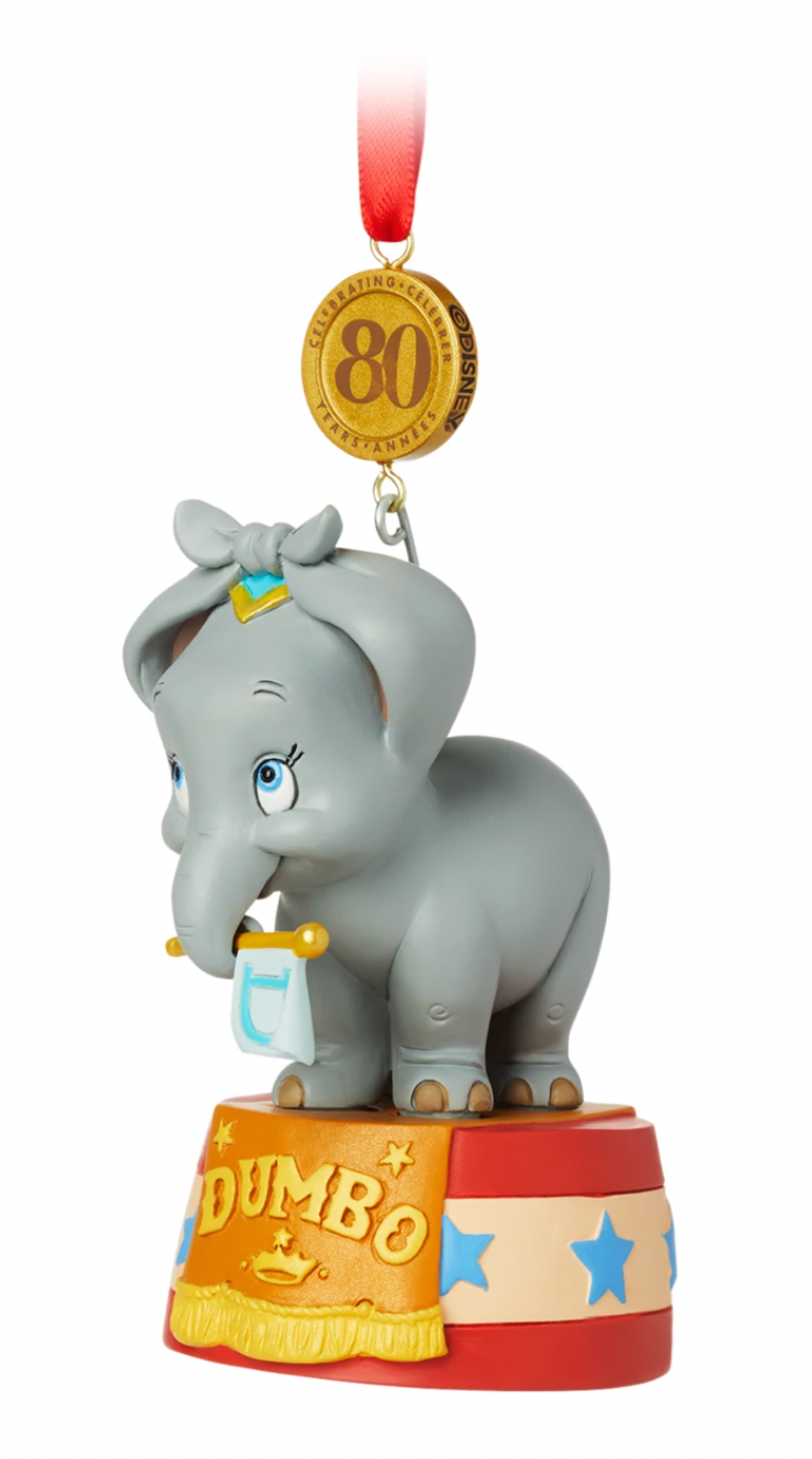 Disney Sketchbook Dumbo Legacy 80th Anniversary Christmas Ornament New With Tag