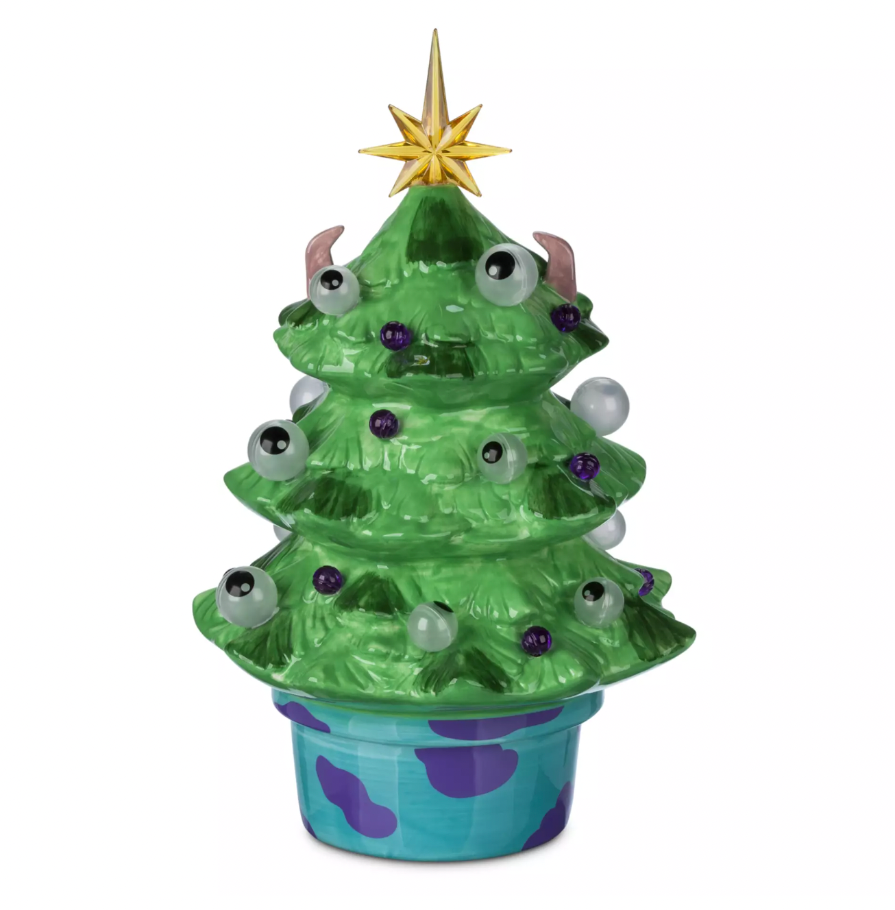 Disney Pixar Monsters, Inc. Light-Up Holiday Ceramic Christmas Tree New
