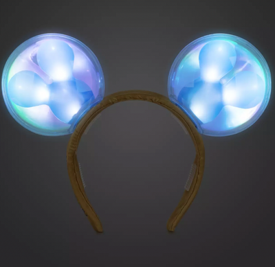 Disney WDW 50th Mickey Balloon Light-Up Ear Headband for Adults New With Tag