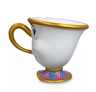 Disney Store Beauty and the Beast Chip Ceramic Mug New