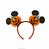 Disney Halloween Mickey Jack-o'-Lantern Pumpkin Ear Headband New with Tags