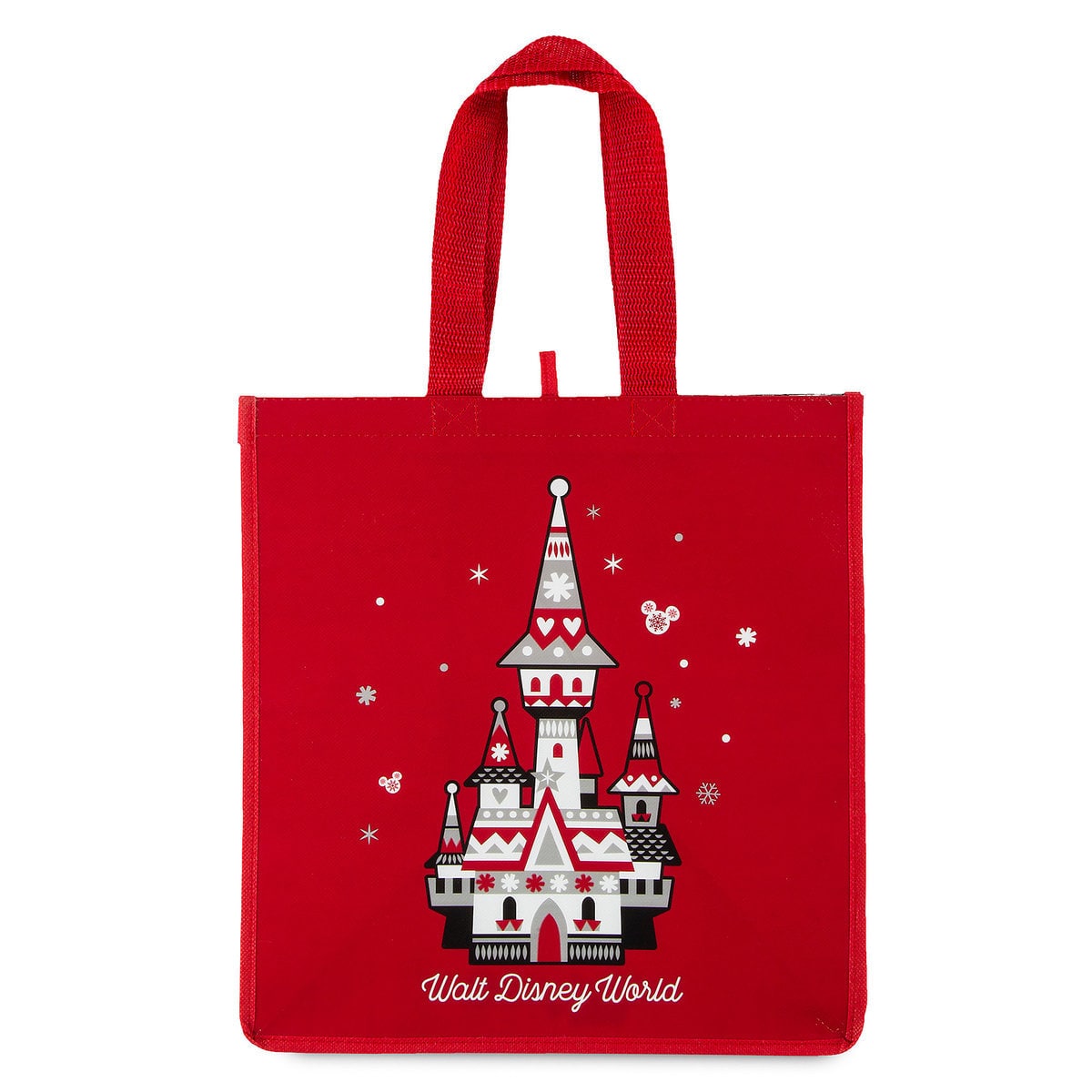 Disney Parks Walt Disney World Reusable Holiday Tote Bag New with Tags