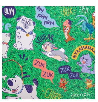 Disney Critters Chaos Collection Jaq Lucifer Meeko Figaro Pet Feeding Mat New