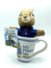 Peter Rabbit 2 Movie No Pants No Problem Plush in Mug New with Tag