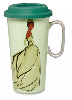 Disney The Princess and the Frog Tiana Travel Coffee Mug New With Tag