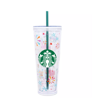Disney Parks Disneyland Resort Locations Tumbler with Straw Starbucks New