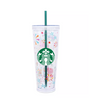 Disney Parks Disneyland Resort Locations Tumbler with Straw Starbucks New