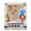 Disney Parks Ink & Paint Sorcerer Mickey 3D Wood Model and Paint Set New Sealed
