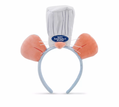 Disney Parks Remy's Ratatouille Adventure Remy Chef Headband New with Tag