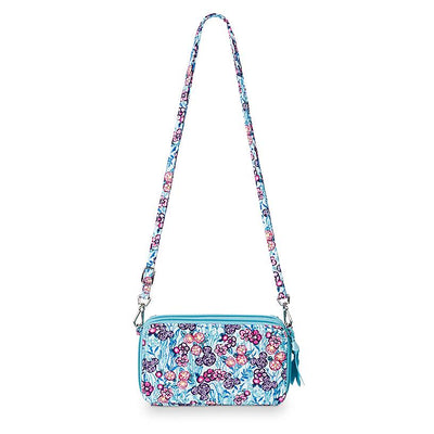Disney Mickey Mouse Colorful Garden All in One Crossbody Wristlet Vera Bradley