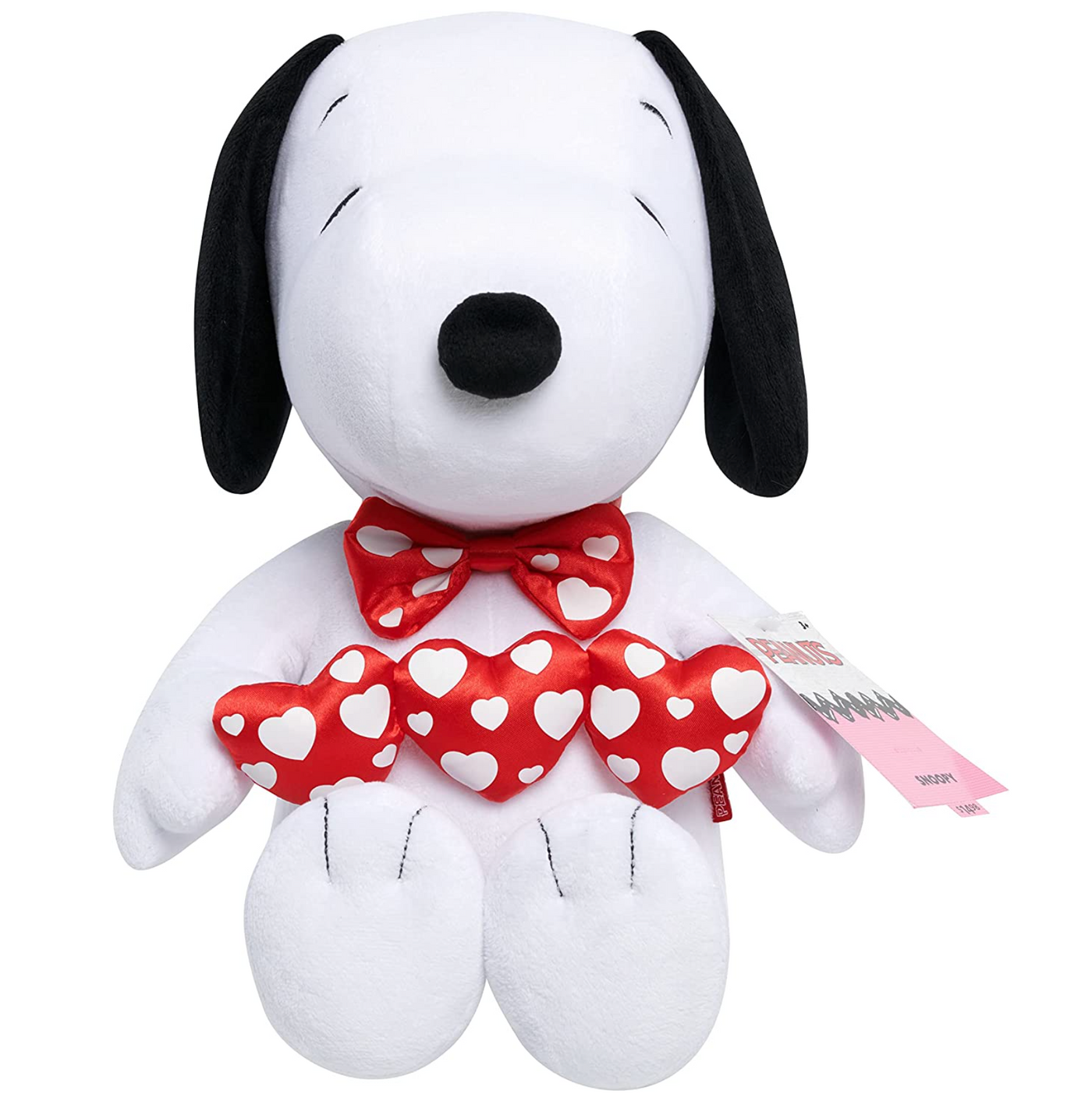Peanuts Snoopy Valentine with Hearts Plush New with Tag